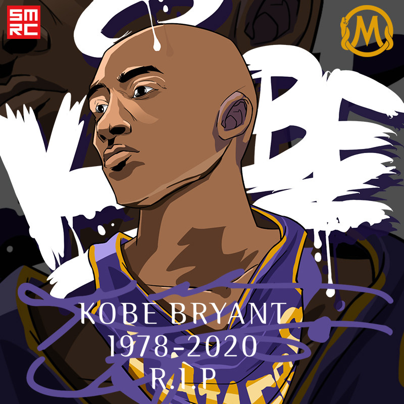 科比纪念短袖湖人t恤潮牌半袖宽松圆领小众设计感情侣装国潮中袖