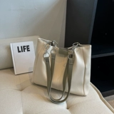 Вместительная и большая сумка на одно плечо, модная трендовая сумка через плечо, изысканный стиль, в корейском стиле