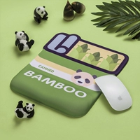 Panda Bamboo Mouse Pad Pad Мягкая память памяти хлопок поддерживает милую креативную девушку офисную подушку для запястья корейский объект Meng