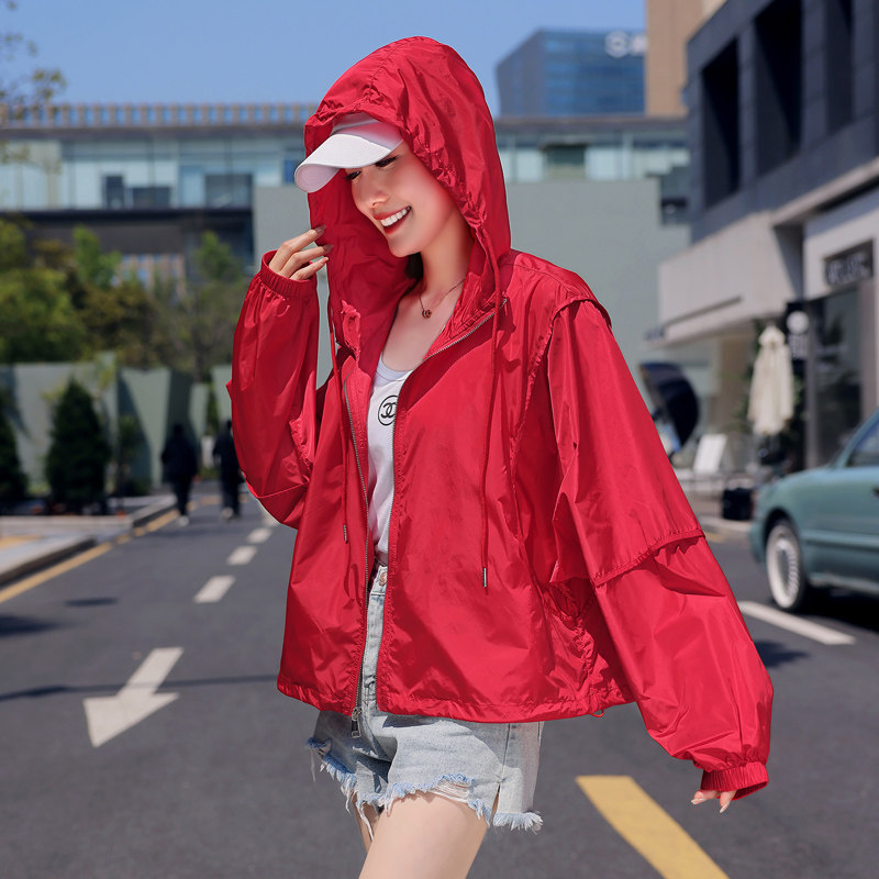 2026夏季女薄款长袖防晒短外套