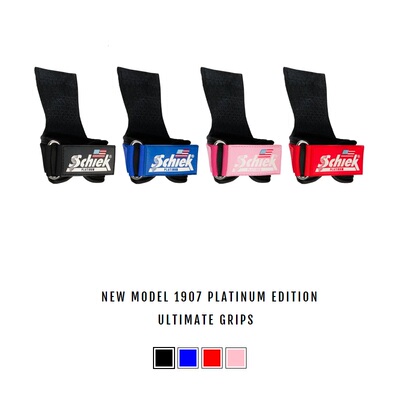 美国schiek旭克男女健身助力护掌硬拉助力带卧推护腕划船运动1907