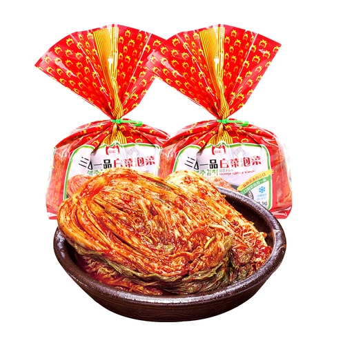 三口一品 Острый капуста Qimchi Корейский янбийский редька кубики кислые и сладкие рот янбийский корейский корейский стиль блюда риса