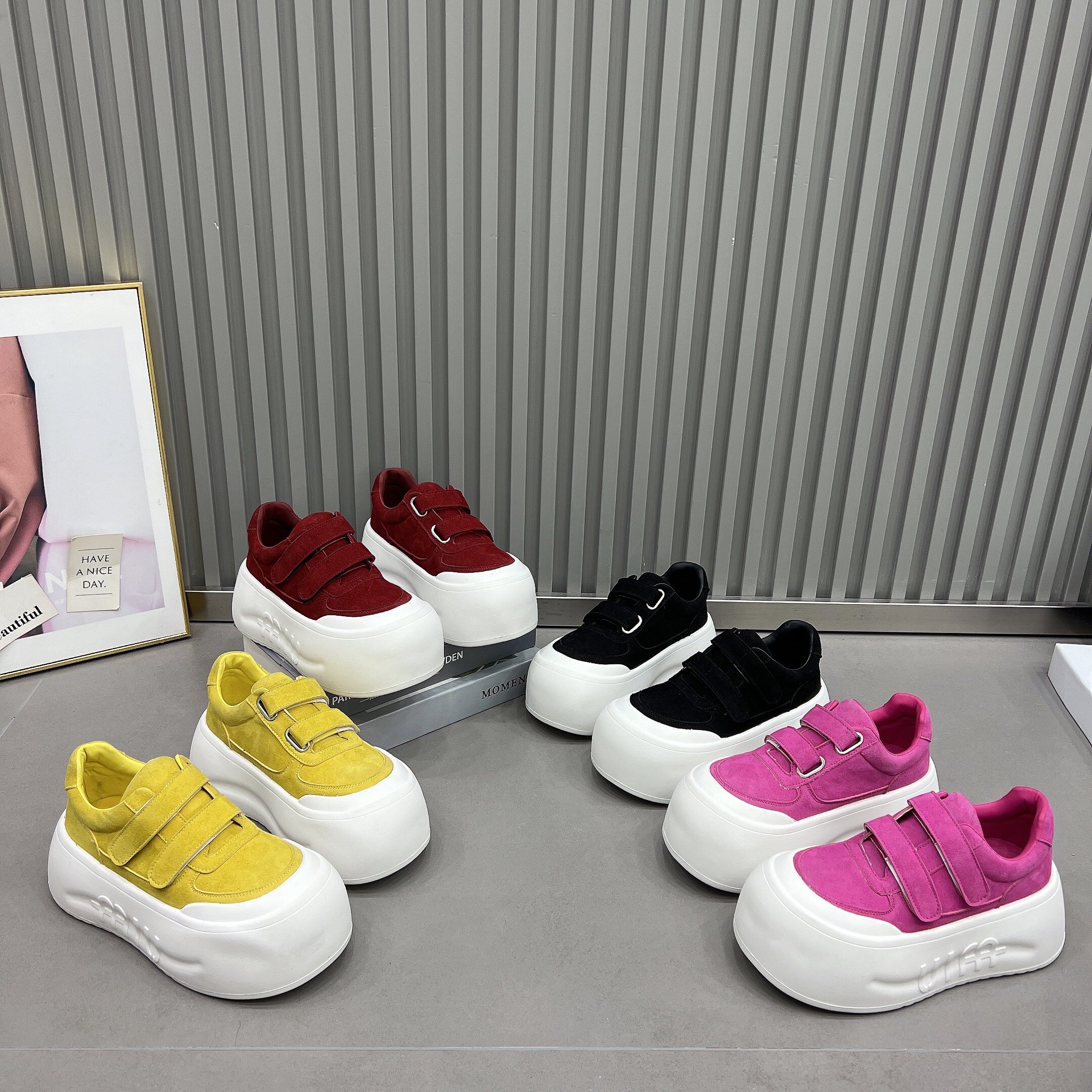 糖果色6cm厚底松糕乐福鞋女2026新款磨砂皮单鞋板鞋休闲鞋小皮鞋