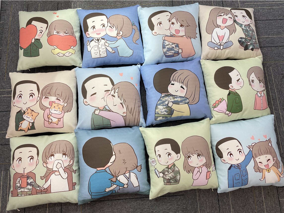 军人抱枕被子两用午睡车内曾小萌公仔军恋军婚兵哥哥靠垫卡通