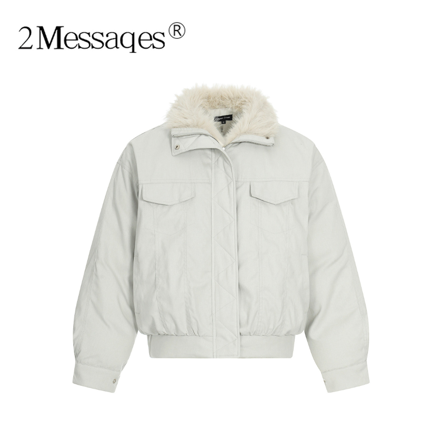 2Messages 美式复古毛领座山雕短款上衣棉服男女宽松保暖夹克外套,男装,夹克,淘宝优惠券,粉丝福利购,淘宝优惠卷