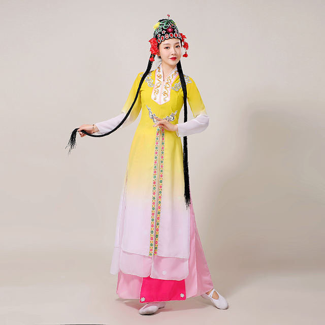 戏曲服装女演出服新款古典舞舞蹈中国风民族剧目服俏花旦京剧越剧