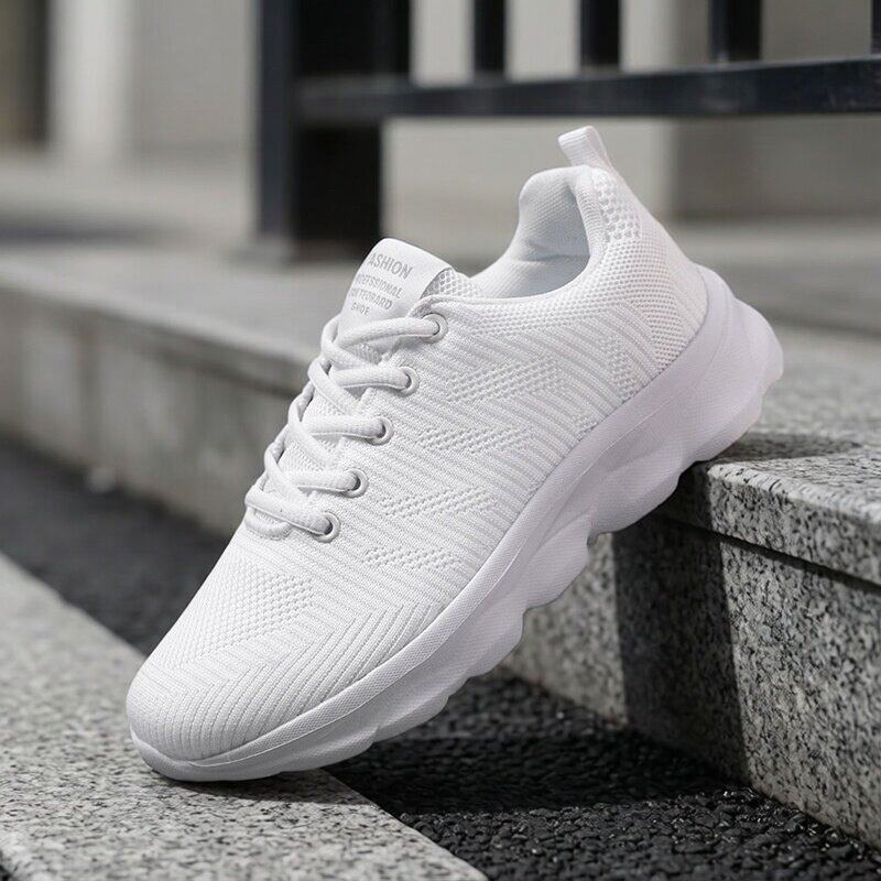 小白鞋女春夏网面透气软底舒适跑步鞋轻便休闲鞋白鞋初中生运动鞋