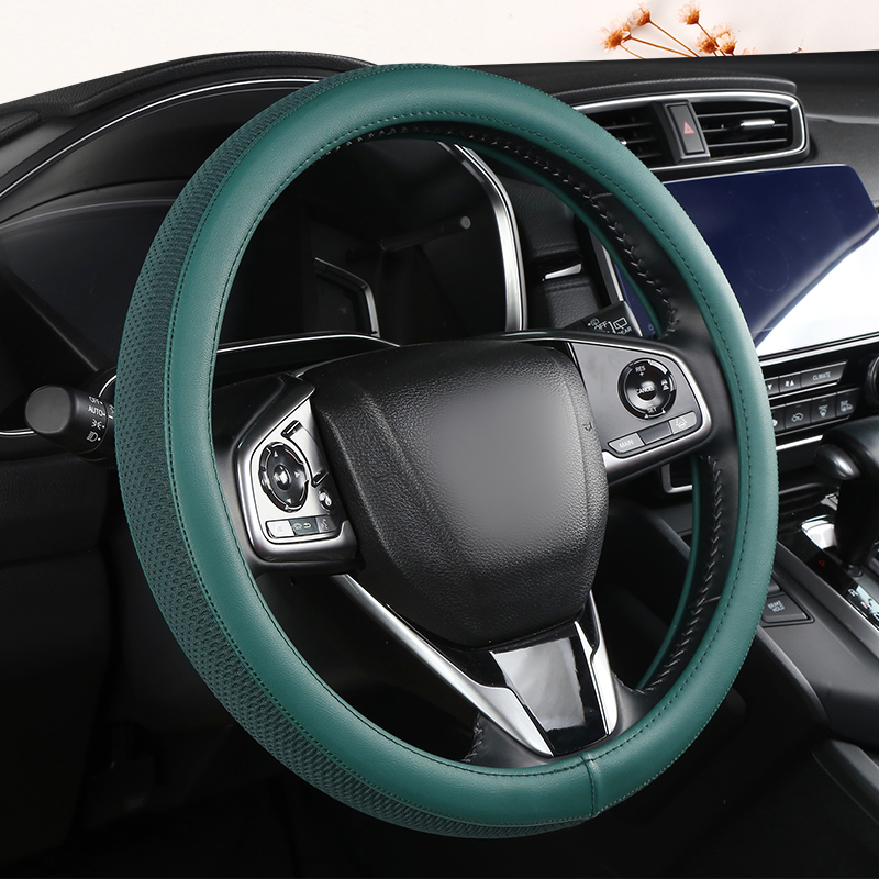 夏季冰丝方向盘套吸汗D型通用