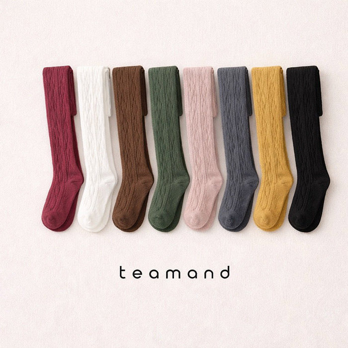 韩国进口儿童纯色大弹力防滑连裤袜男女童春秋季百搭打底连脚裤袜