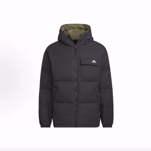 adidas 600蓬连帽鸭绒面包含羽绒外套 男女同款