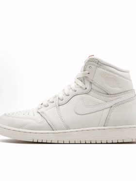 Jordan Air Jordan 1 Retro High OG Sail 高帮 儿童篮球鞋 白色