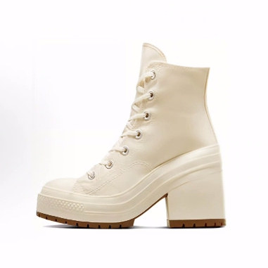 Converse Chuck 70 高跟鞋风格 高帮 帆布鞋 女款 米白色