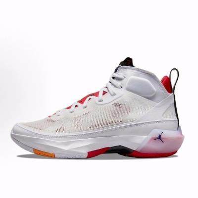 Jordan Air Jordan 37 PF  包裹性支撑 高帮 篮球鞋 男款 白红,运动鞋new,篮球鞋,淘宝优惠券,粉丝福利购,淘宝优惠卷
