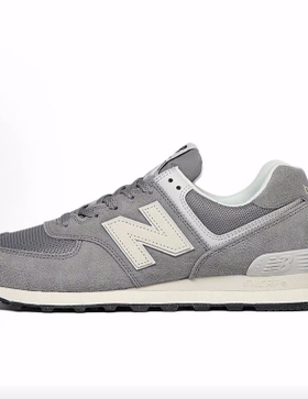 New Balance NB 574 复古 休闲百搭 低帮跑步鞋 男女同款 灰色