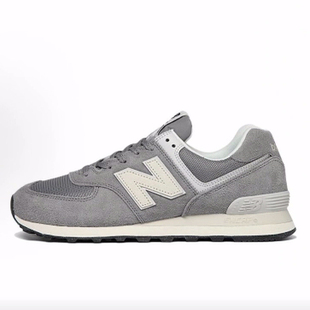 New Balance NB 574 复古 休闲百搭 低帮跑步鞋 男女同款 灰色