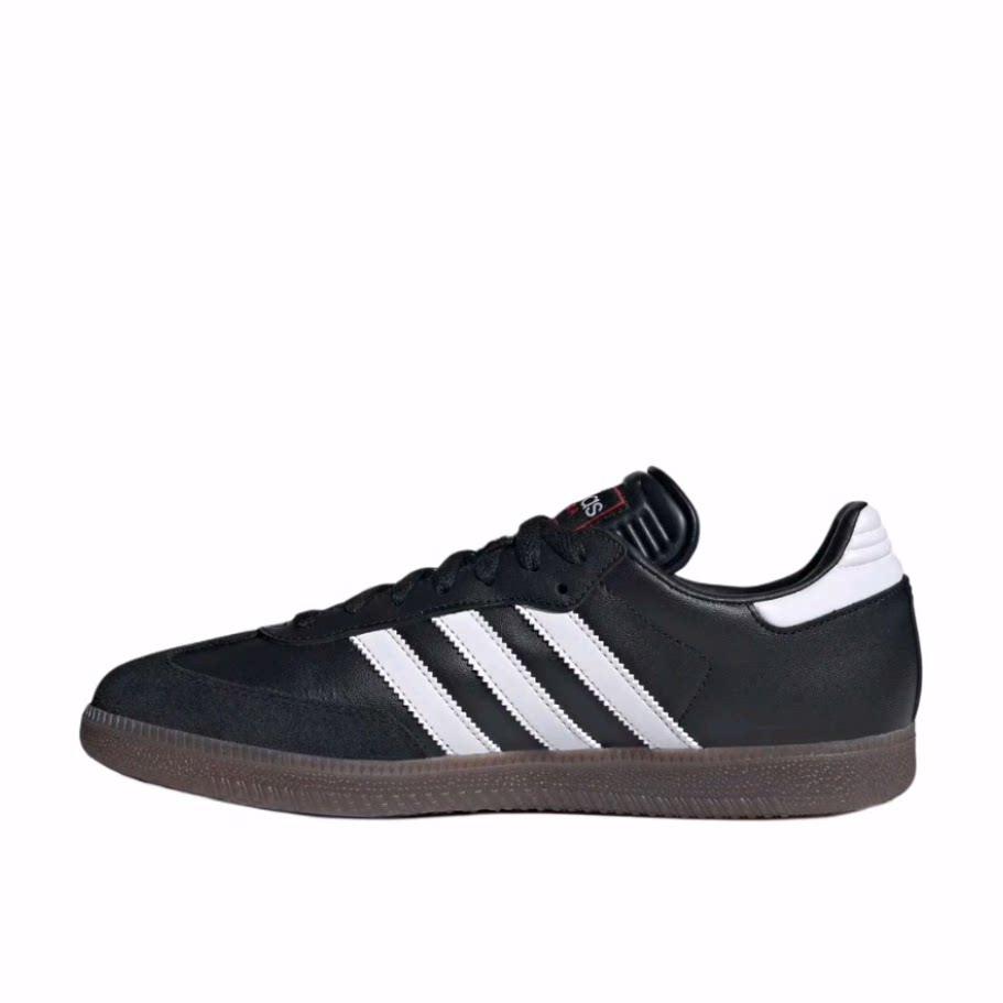 adidas originals Samba IC/IN 超纤 耐磨 足球鞋 男女同款 黑白