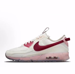 Nike Air Max 90 terrascape回弹 低帮 休闲跑步鞋 女款 米红