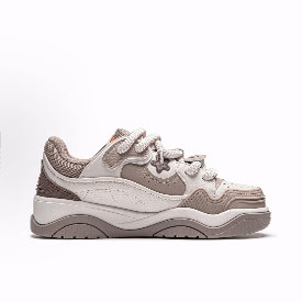 LiNing李宁 征程2.0 嘭嘭鞋 休闲厚底显瘦面包鞋低帮板鞋女款