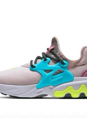 Nike React Presto 舒适潮流 减震防滑 低帮 儿童休闲鞋 青少年