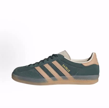 adidas originals GAZELLE INDOOR 舒适百搭薄底 低帮板鞋男款