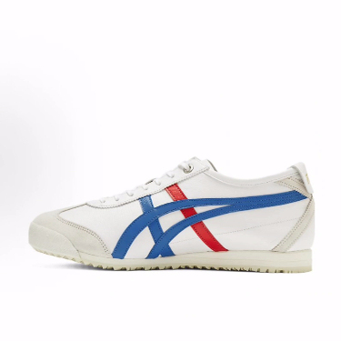 Onitsuka Tiger MEXICO 66 耐磨透气低帮板鞋男女同款 白红蓝