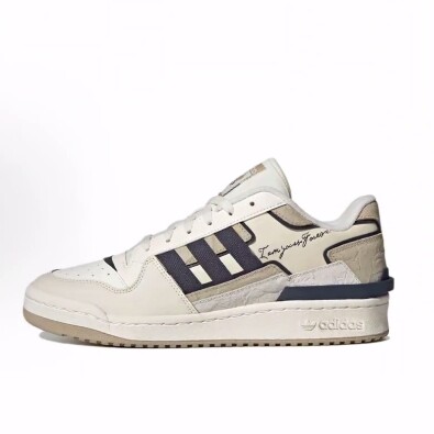 adidas originals FORUM Exhibit 低帮 板鞋 男女同款 浅卡其色