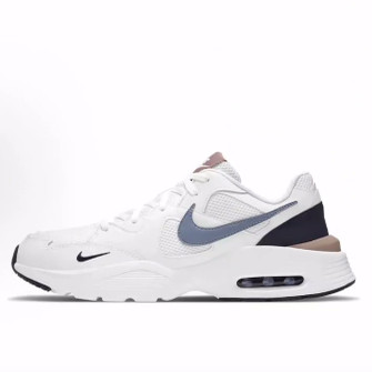 Nike Air Max Fusion 复古耐磨 低帮 气垫跑步鞋 男款 蓝白黑