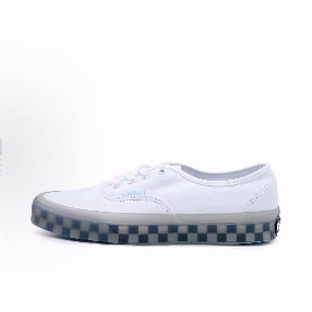 防滑耐磨輕便 織物 Authentic 白藍 板鞋 男女同款 低幫 Vans