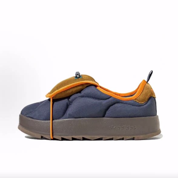 adidas originals Puffylette 织物  低帮 生活休闲鞋 男女同款