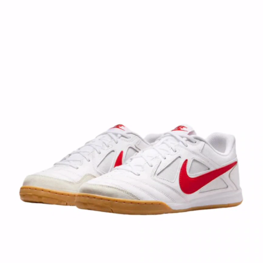 Nike Gato系列 舒适时尚简约百搭 皮革 足球鞋 男款 白色
