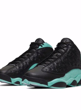 Jordan Air Jordan 13 retro 高帮 复古篮球鞋 男款 薄荷绿