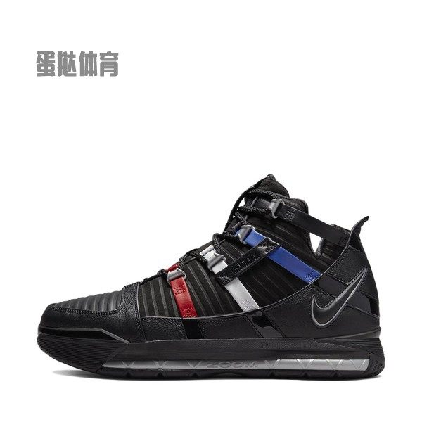 【蛋挞体育】 Nike Lebron 3 篮球鞋 黑色 中帮 詹姆斯3 理发店