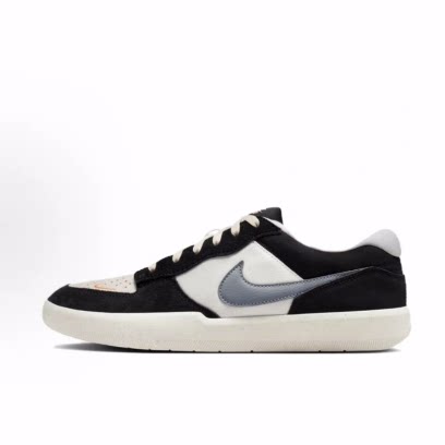 NikeSBForce58街头感舒适百搭 板鞋男女同款 黑白灰