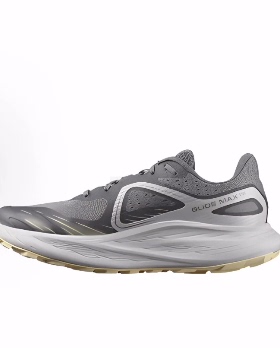 SALOMON萨洛蒙 Glide Max 减震耐磨 低帮 越野跑步鞋 男款 灰色