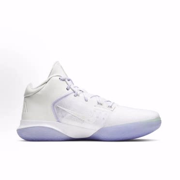 Nike Flytrap 4 EP 中帮 实战篮球鞋 男款 白紫 国内版