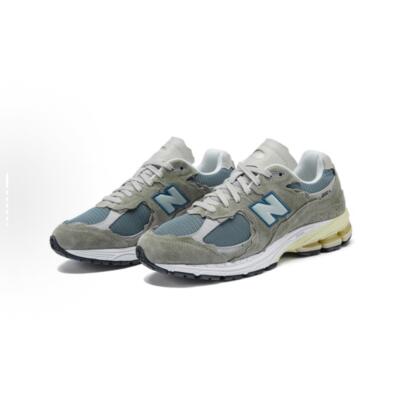 New Balance NB 2002R 字母系带圆头织物低帮 休闲跑步鞋男女同款