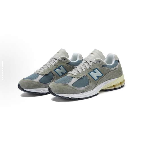 New Balance NB 2002R 字母系带圆头织物低帮 休闲跑步鞋男女同款