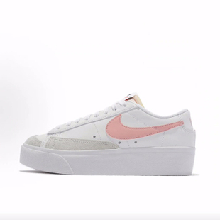 合成革 舒适 低帮 Nike 女款 platform 板鞋 白 Blazer