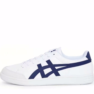 OnitsukaTiger鬼塚虎AdvantiEntryCourt涤纶低帮板鞋男女同款白蓝