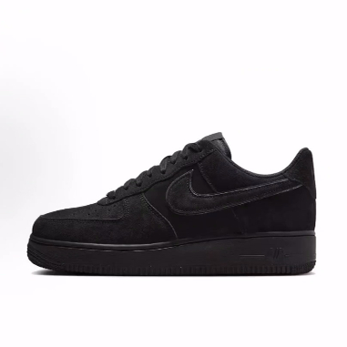 Nike Air Force 1 时尚舒适休闲 耐磨 低帮 板鞋 男女同款 黑色