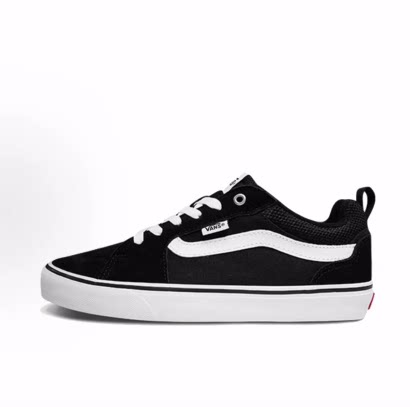 Vans Filmore经典舒适百搭低帮 板鞋男女同款黑色