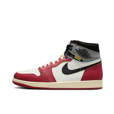 Union x Jordan Air Jordan 1 耐磨 高帮 复古篮球鞋 男女同款