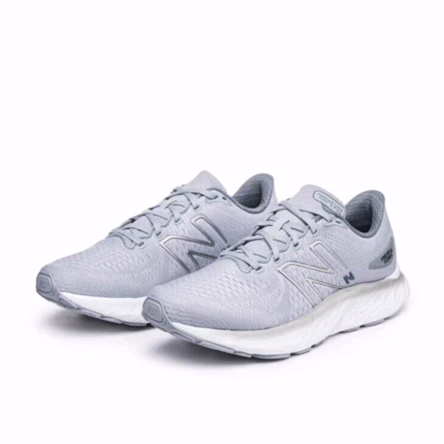 New Balance NB Fresh Foam 低帮 马拉松跑步鞋 男款 灰白