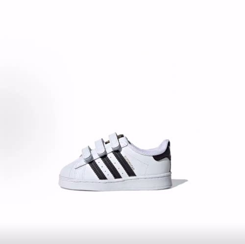 adidas originals SUPERSTAR cf i 魔术贴 低帮 板鞋  婴幼童