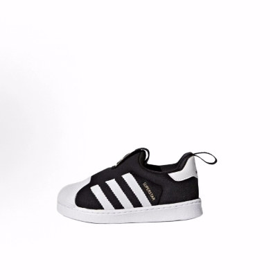 adidas originals Superstar 简约舒适 防滑 低帮 学步鞋 婴幼童