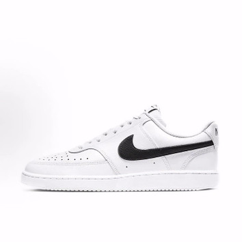 Nike Court Vision 1 舒适 低帮 板鞋 男女同款 白黑