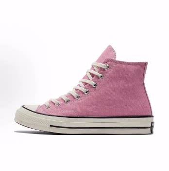 Converse Chuck 1970s 高帮帆布鞋 男女同款 粉色