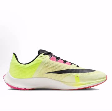 Nike Rival Fly 3 舒适休闲耐磨透气 低帮 跑步鞋 男女同款 绿粉