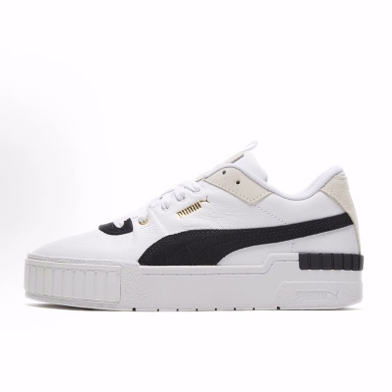 PUMA Cali Sport Heritage 轻便 低帮 板鞋 女款 黑白