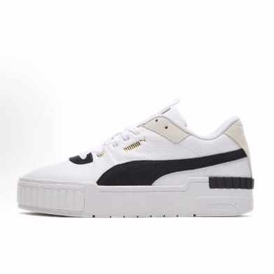 PUMA Cali Sport Heritage 轻便 低帮 板鞋 女款 黑白